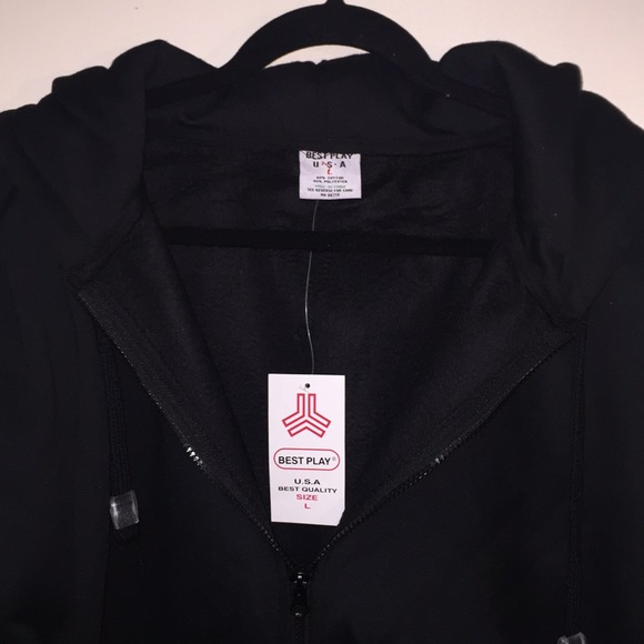 Best Play Other - Best Play Black Fleece Jacket with a hood size XL